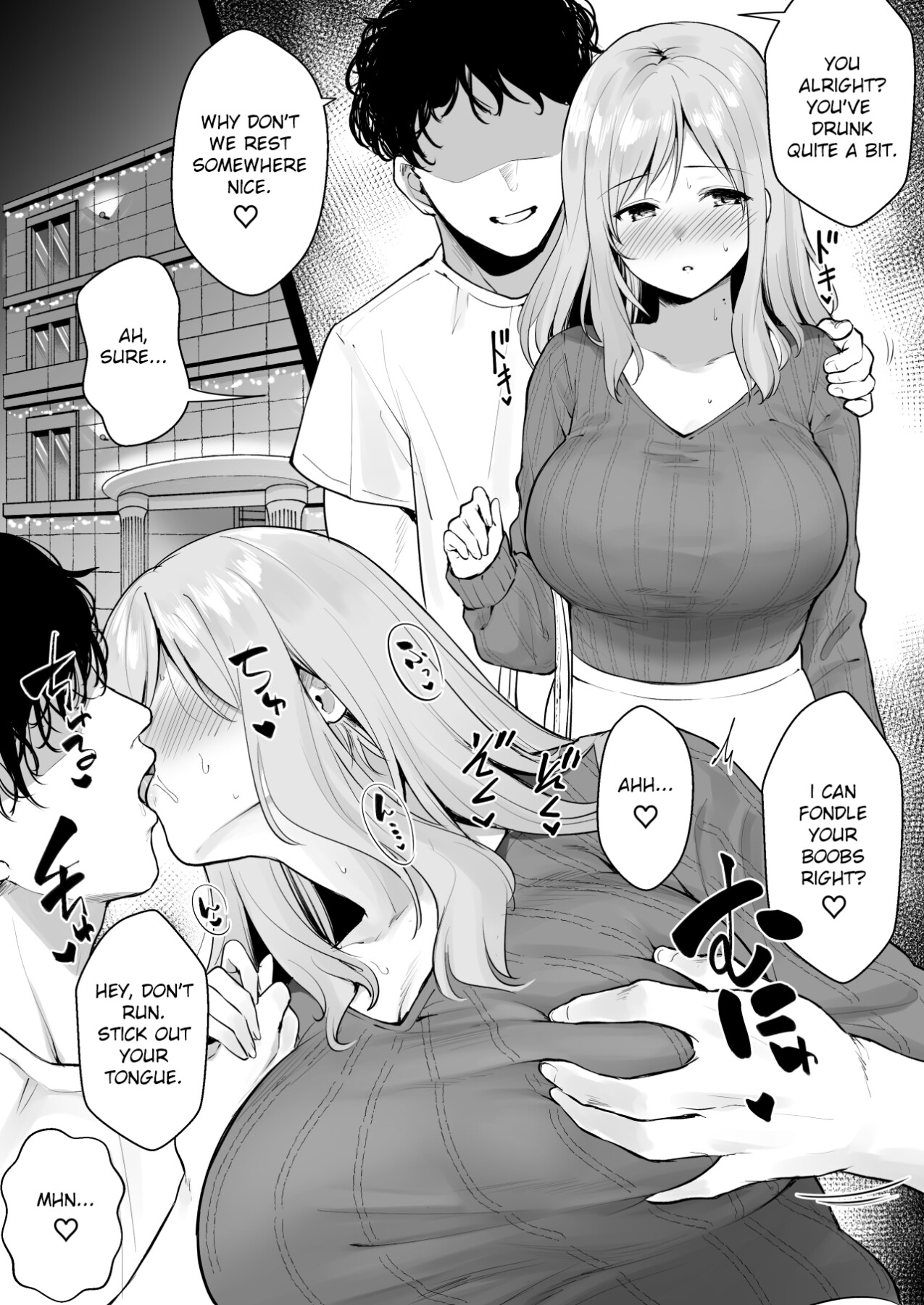 Hentai Manga Comic-Taking a Senior Back Home After a Drinking Party-Read-2